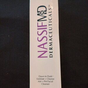 *Brand-New/Sealed* NASSIFMD Dermaceuticals AM + PM Exfoliate and Facial Cleanser